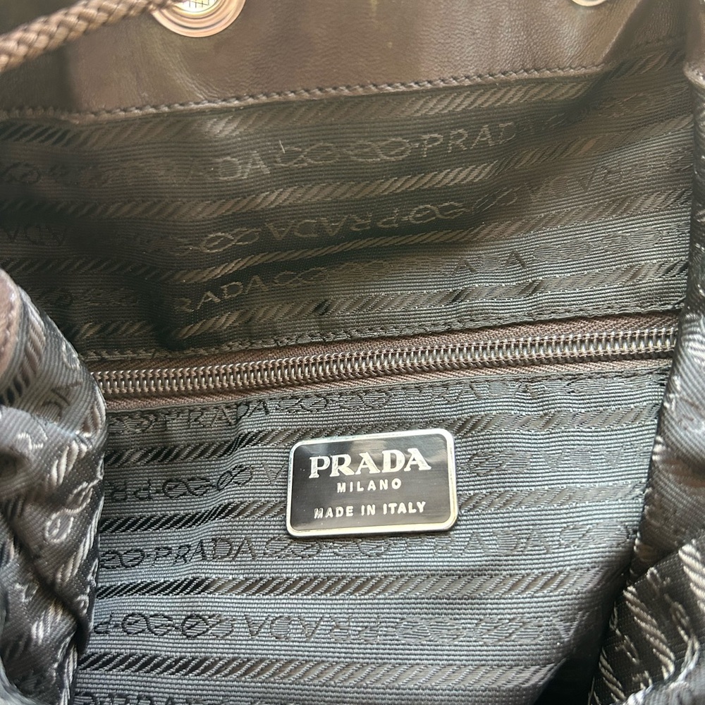 Prada Dark Brown Men's Backpack
